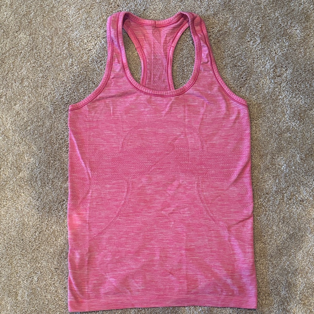 Lululemon Athletica Pink Racerback Tank Top